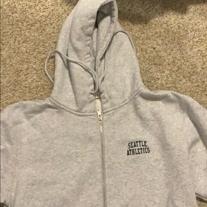Brandy Melville gray/ white Sweatshirt